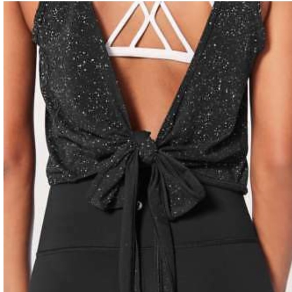 Never Worn Lululemon It’s a Tie Tank Wrap Crop Top